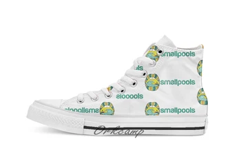

Smallpools Custom Casual High Top lace-up Canvas shoes sneakers Drop shipping