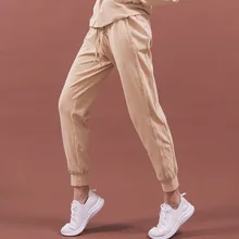 Y26K7105 Хлопковые женские свободные штаны для занятий спортом на открытом воздухе, для пробежек, тренировок, тренажерного зала, спортивная одежда для пробежек