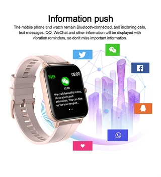 

Smart Watch Bluetooth F22 Smart Bracelet Heart Rate Blood Pressure Blood Oxygen Sleep Monitor Step Music Control