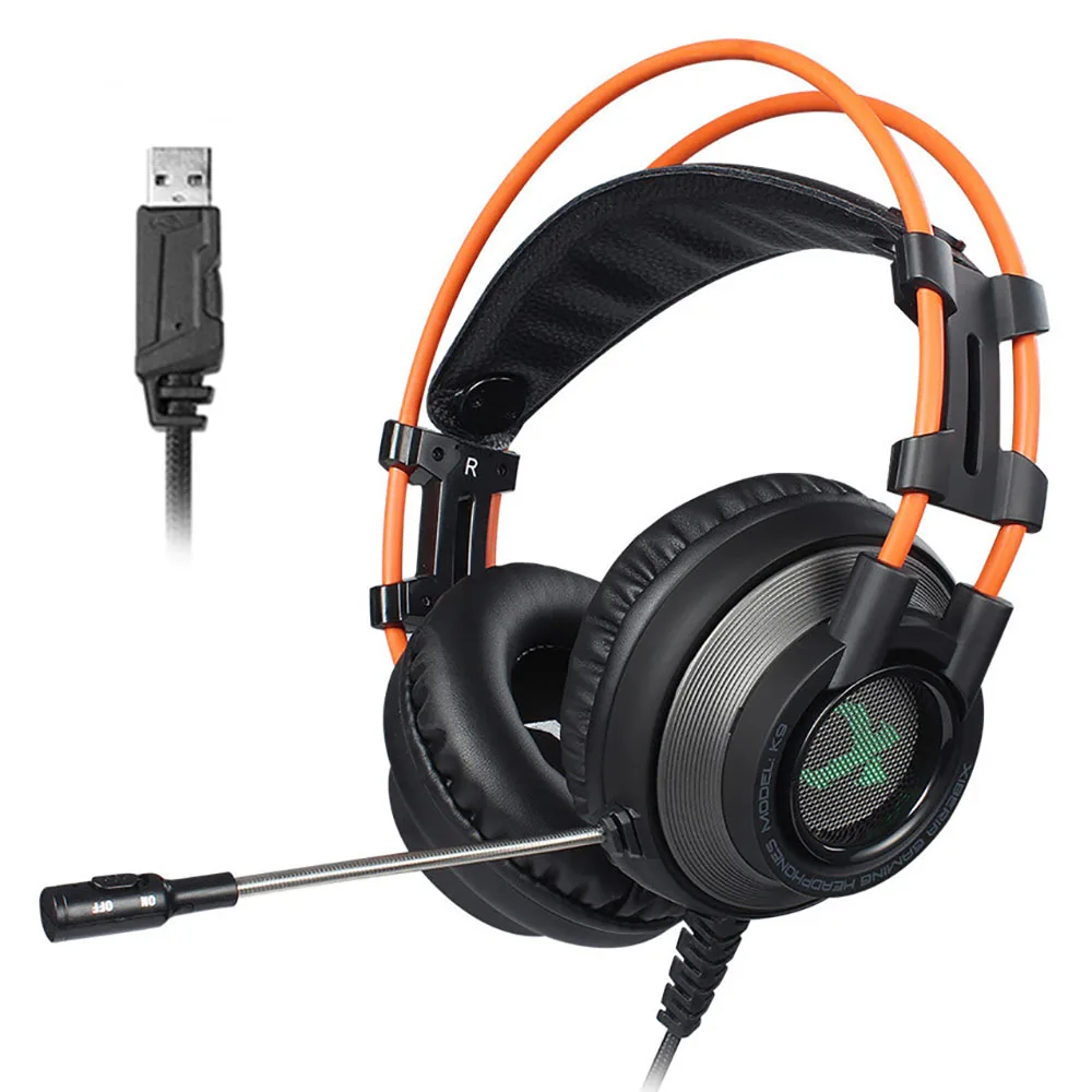 USB black Xiberia PUBG анкерные наушники с шумоподавлением Микрофон Winner курица ужин электронные спортивные Игровые наушники супер бас наушники - Цвет: USB black