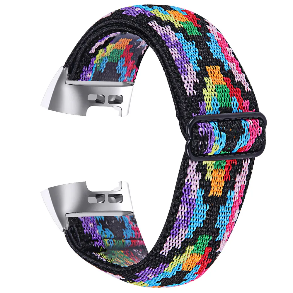 Essidi Elastic Band For Fitbit Charge 5 4 3 2 Sports Fabric Bracelet Strap Loop For Fitbit Charge 3 4 SE Watch Wrist Band Correa 