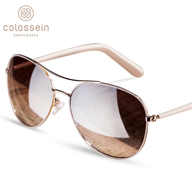 Cena COLOSSEIN okulary przeciwsłoneczne damskie Vintage okulary Retro damskie okulary spolaryzowane okulary mężczyźni okulary do jazdy UV400 Shade Mirror