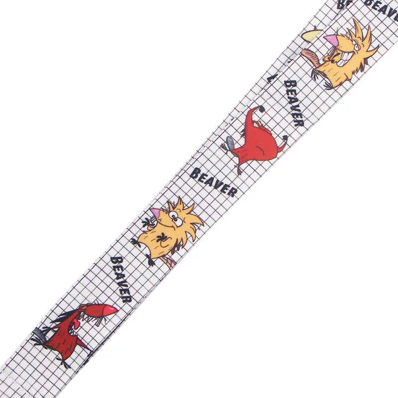 PC241 Angry Beaver Lanyards держатель удостоверения личности Брелок ID карта Пропуск Тренажерный зал Мобильная лента-держатель для бейджей ключ держатель