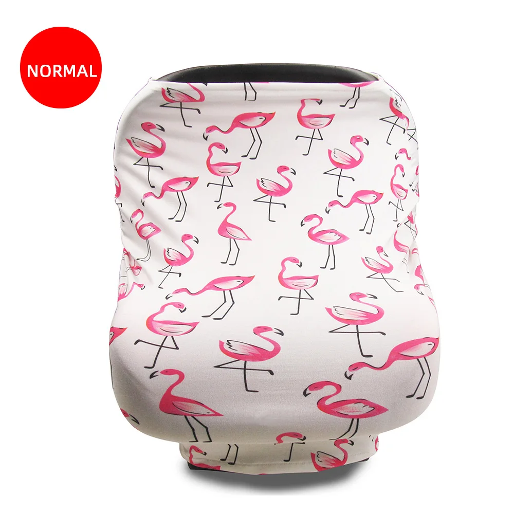 Normal-Flamingo Накидка для кормления грудью, детский шарф, детское автокресло, коляска, шарф для кормления грудью, чехлы для кормления - Цвет: Normal-Flamingo