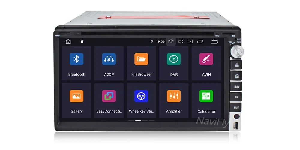 Cheap 2Din Universal 8Core 4G RAM 64G ROM Android 9.0 Car Video gps player Bluetooth RDS wifi Free shipping 9