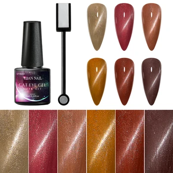 

Cat Eye Magnetic Gel Polish Varnishes Hybrid Nails For Nail Art Design Manicure Magnet Strong Effect Cat Eyes Soak off UV Gel