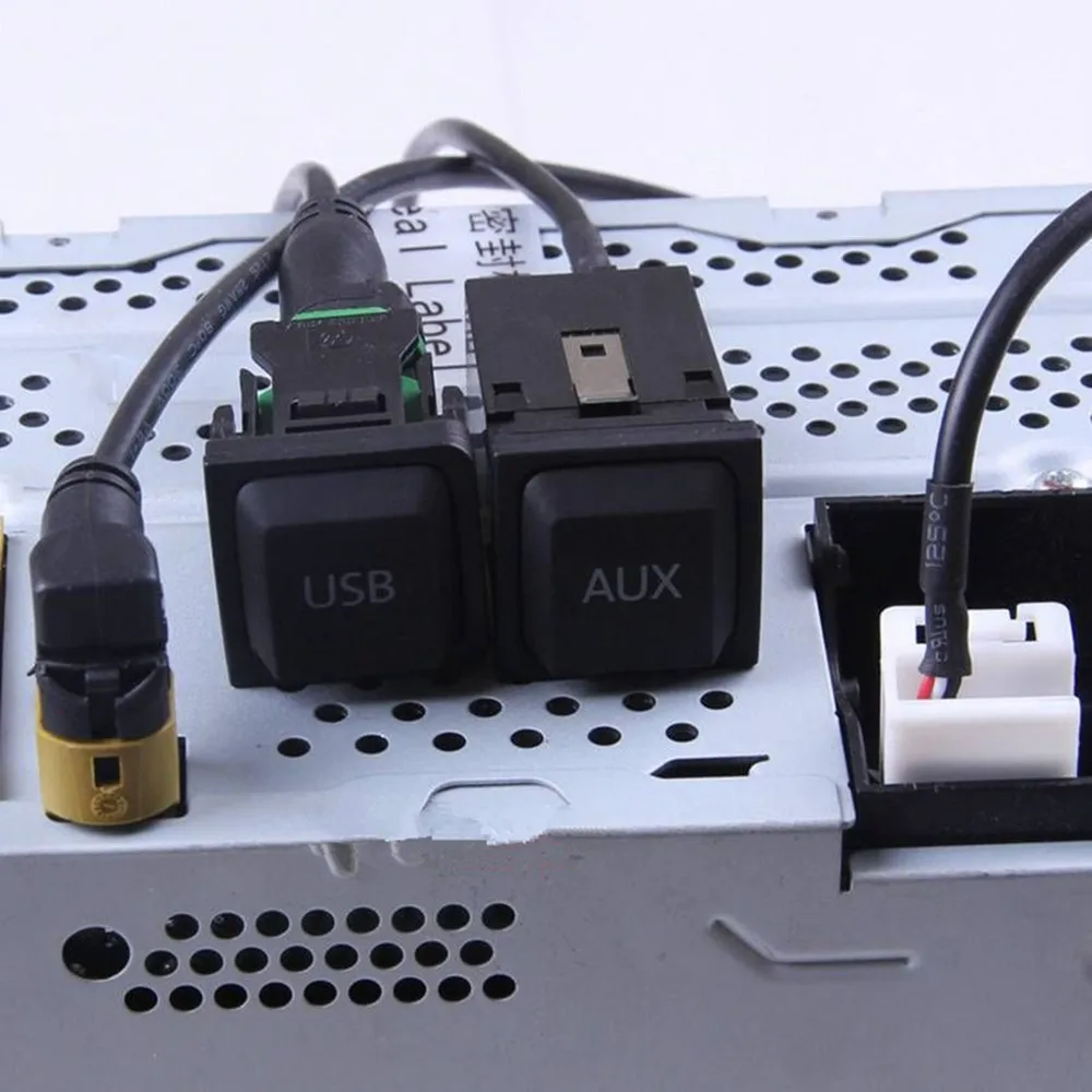 Оригинальный RCD510 автомобильный радиоприемник USB и AUX разъем кабели код CD MP3 для Golf