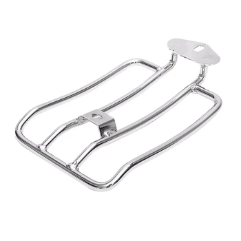 

Motorcycle Chrome Rear Seat Rack For Sportster XL 883 1200 Silver