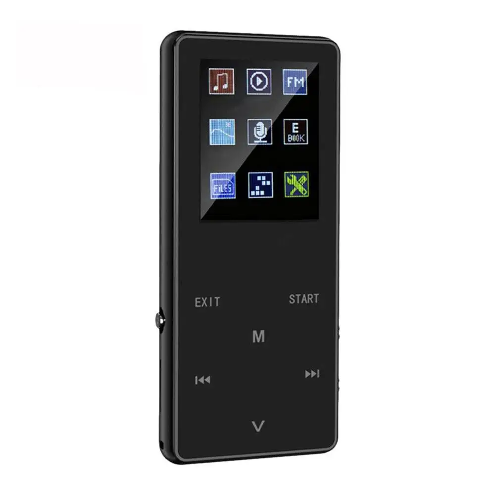 1,8 дюймов Тонкий и легкий дизайн O светодиодный дисплей цветной экран Blueteeth MP4 плеер без потерь HIFI производительность высокая и стабильная
