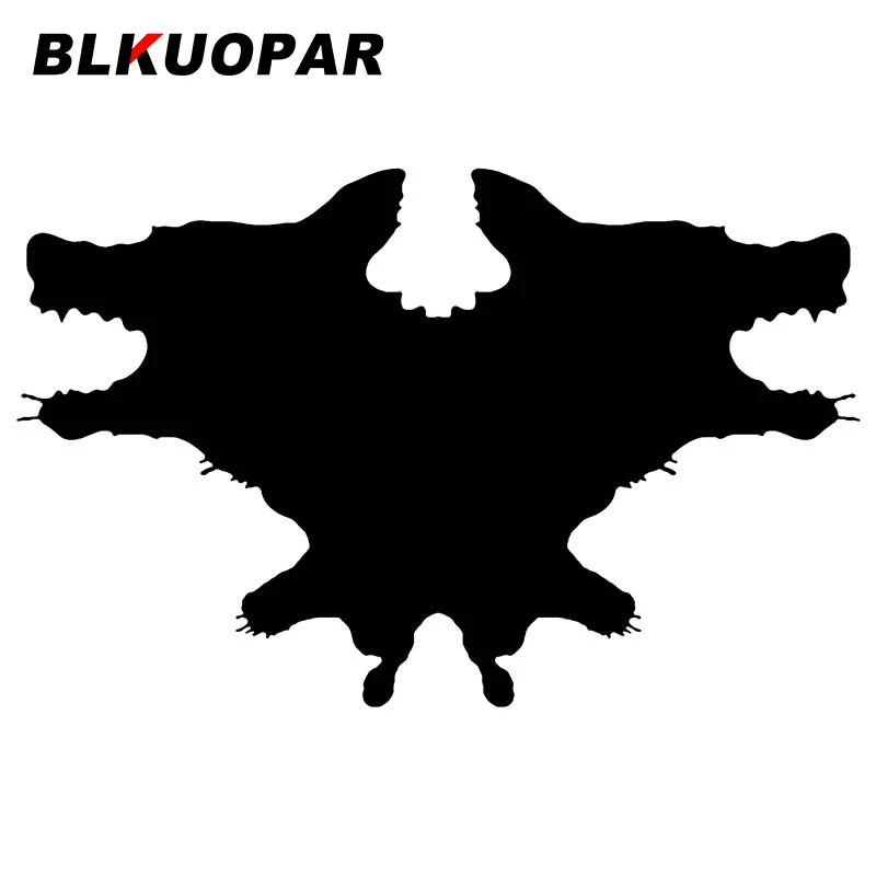 Автомобильные наклейки с силуэтами BLKUOPAR Rorschach мотоциклетные водонепроницаемые