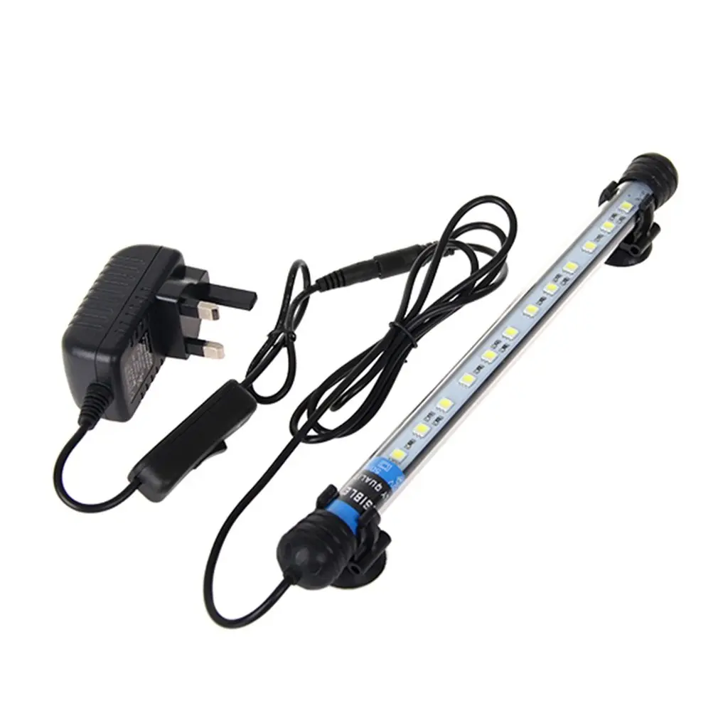 

28CM/37CM/48CM/57CM LED Aquarium Fish Tank Waterproof SMD Light Bar Submersible Underwater Tank Decorative Lamp