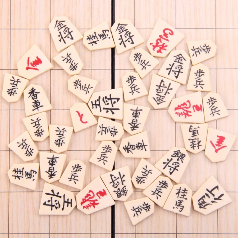 25&times;25cm/9.84x9.84in Japan Shogi Magnetic Foldable Japanese Chess Game Board Game Intelligence Toy
