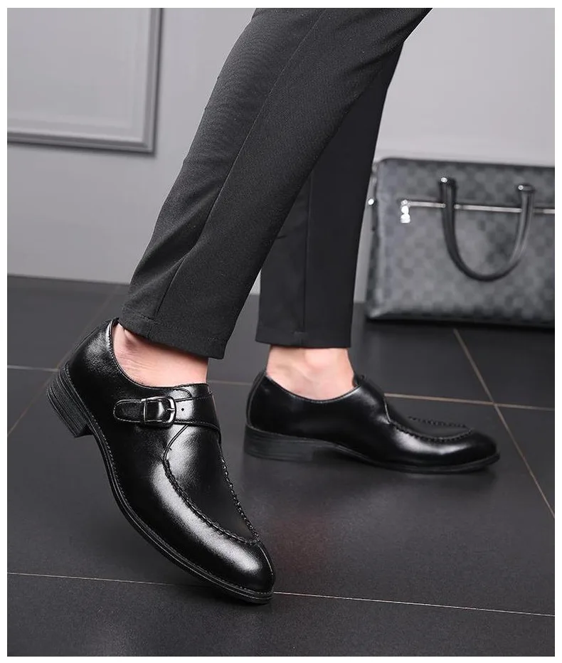 38-48 Мужская обувь; кожаные деловые удобные стильные мужские туфли-оксфорды;# MHC666