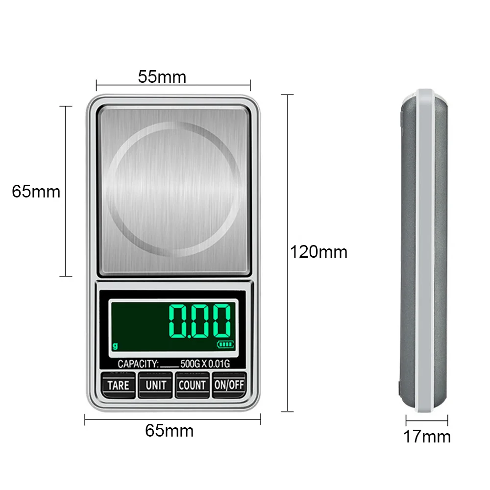Мини ювелирные весы usb зарядка карманные цифровые весы 100 г/200 г/300 г/500 г/1 кг 0,01 г точные электронные весы