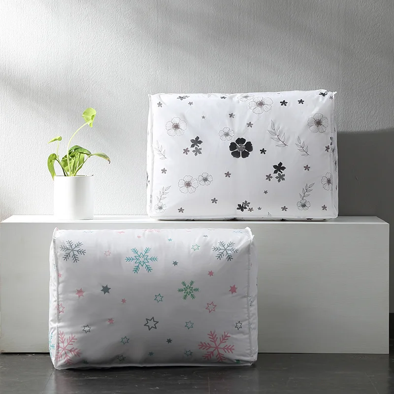 

Hot Sale Foldable Quilt Storage Bag Home Clothes Blanket Sweater Organizer Box Eco-Friendly Travel Luggage Dampproof Storage Bag