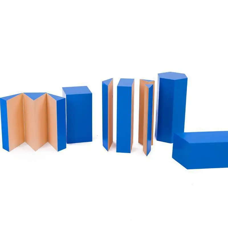 

Montessori Mathematics Teaching Aids Montessori Special Montessori Kindergarten Children Early Education Toy Dimension Group Geo