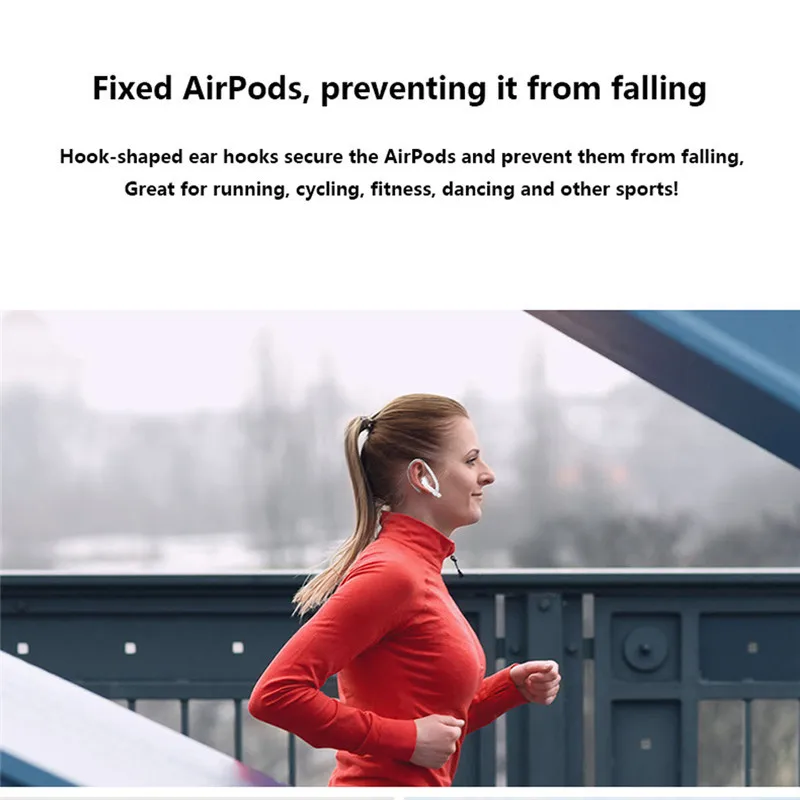 Силиконовый чехол для AirPods, беспроводные наушники для AirPods, защитные аксессуары, спортивные, анти-потеря, защитный колпачок на крючке, наушники
