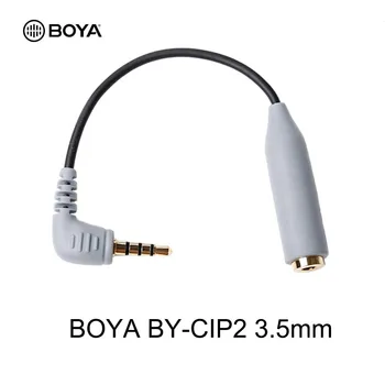 

BOYA BY-CIP2 Cable Adapter 3.5mm to TRRS TRS for iPad iPod Touch iPhone Phone Smartphone For BY-WM8 BY-WM6 BY-WM5 Microphone