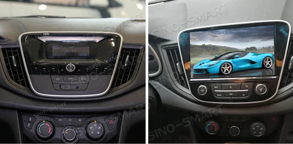 Cheap Sinosmart Android 8.1 Car GPS Navigation Radio for Chevrolet  S10 Isuzu D-max Cavalier 2014 2din 2.5D IPS/QLED Screen 13
