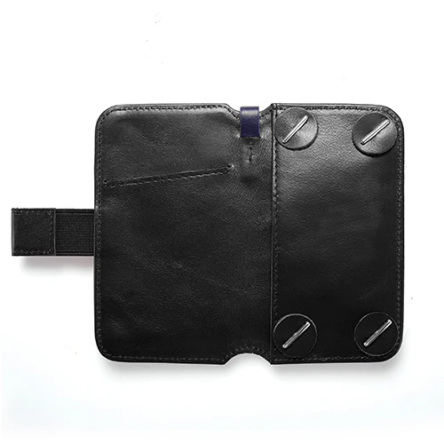 Black NewBring ключница из натуральной кожи, ключница, кошелек для ключей, автомобильный органайзер для ключей, брелок с отделением для карт, для длинного ключа - Цвет: Black