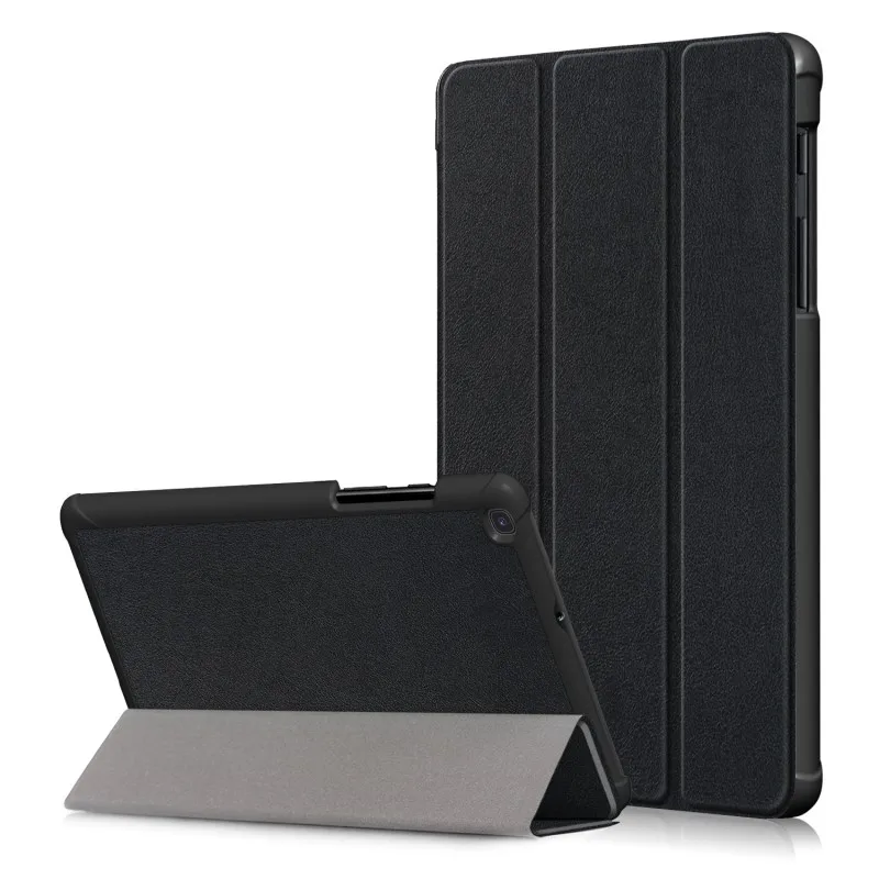 Black Для samsung Galaxy Tab A 8,0 чехол T290 T295 SM-T290 SM-T295 Модный Цветной складной кожаный чехол-подставка - Цвет: Black