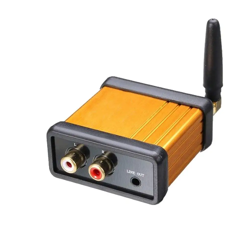 HIFI Bluetooth 4,2 CSRA64215 Aptx с низкой задержкой музыкальный приемник усилитель плата стерео аудио коробка автомобильный модифицированный DIY адаптер беспроводной - Цвет: Черный