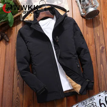 

WWKK 2019 New Plus Size Men's Casual Jacket Tourism Windbreaker Autumn Winter Bomber Jackets Male Hots Raincoat Hooded Coats 6XL