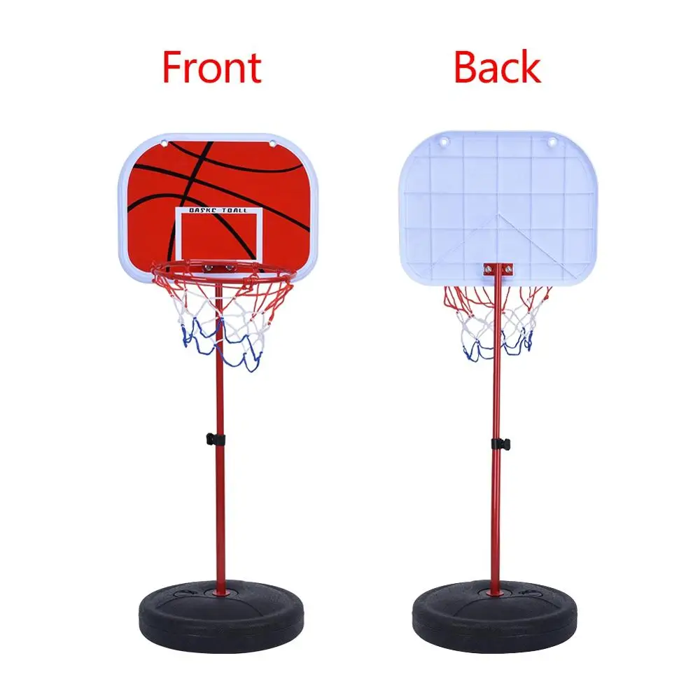 Children's basketball stand Portable Basket rack Indoor plastic children's shooting rack adjustable Children's basketball toy