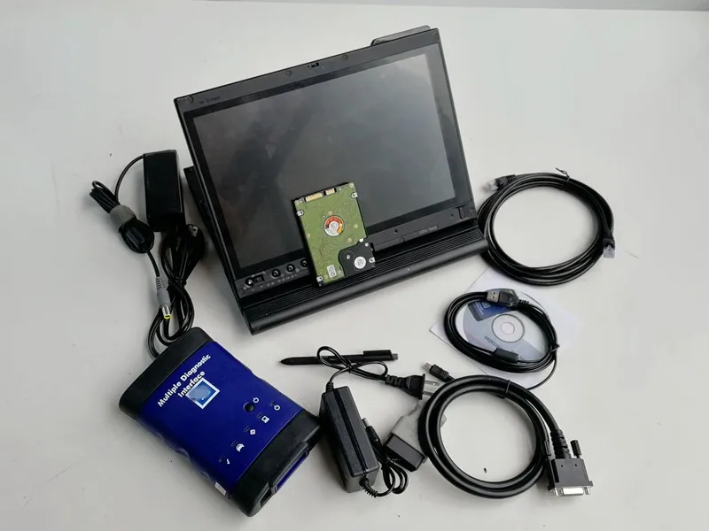 Multiple Diagnosis Interface MDI G.M software in 320GB HDD used laptop Tablet X200t PC for Automotivo diagnosis Tools scan