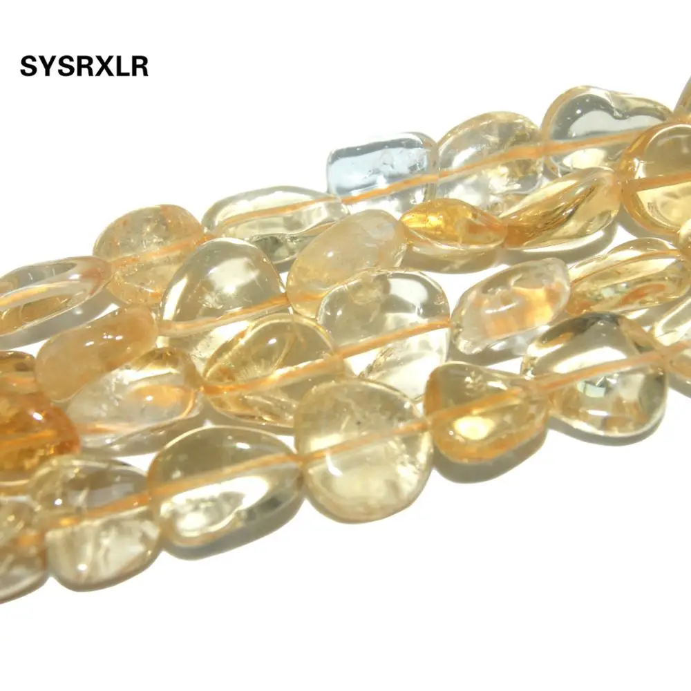 Free Shipping 5-12 MM Irregular Natural Stone Citrines crystal Beads For Jewelry Making DIY Bracelet Necklace Material | Украшения и