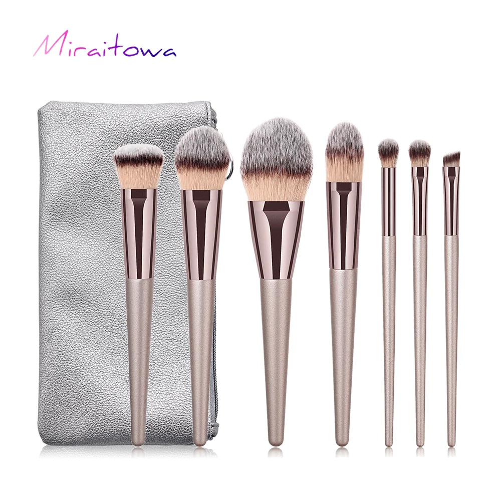Miraitowa, роскошные кисти для макияжа, набор для тональной основы, пудра, румяна, тени для век, консилер, Кисть для макияжа глаз, косметика, инструменты для красоты