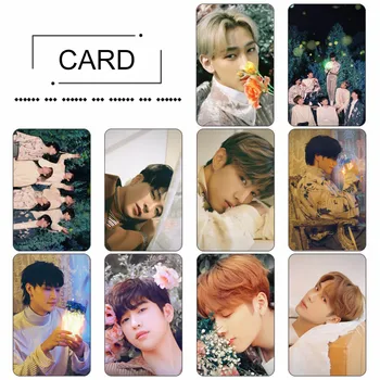 

10Pcs/Set K-pop GOT7 New Ablum Photocard Stikcy Cards Student Crystal Card Sticker For Fans Collection Gift