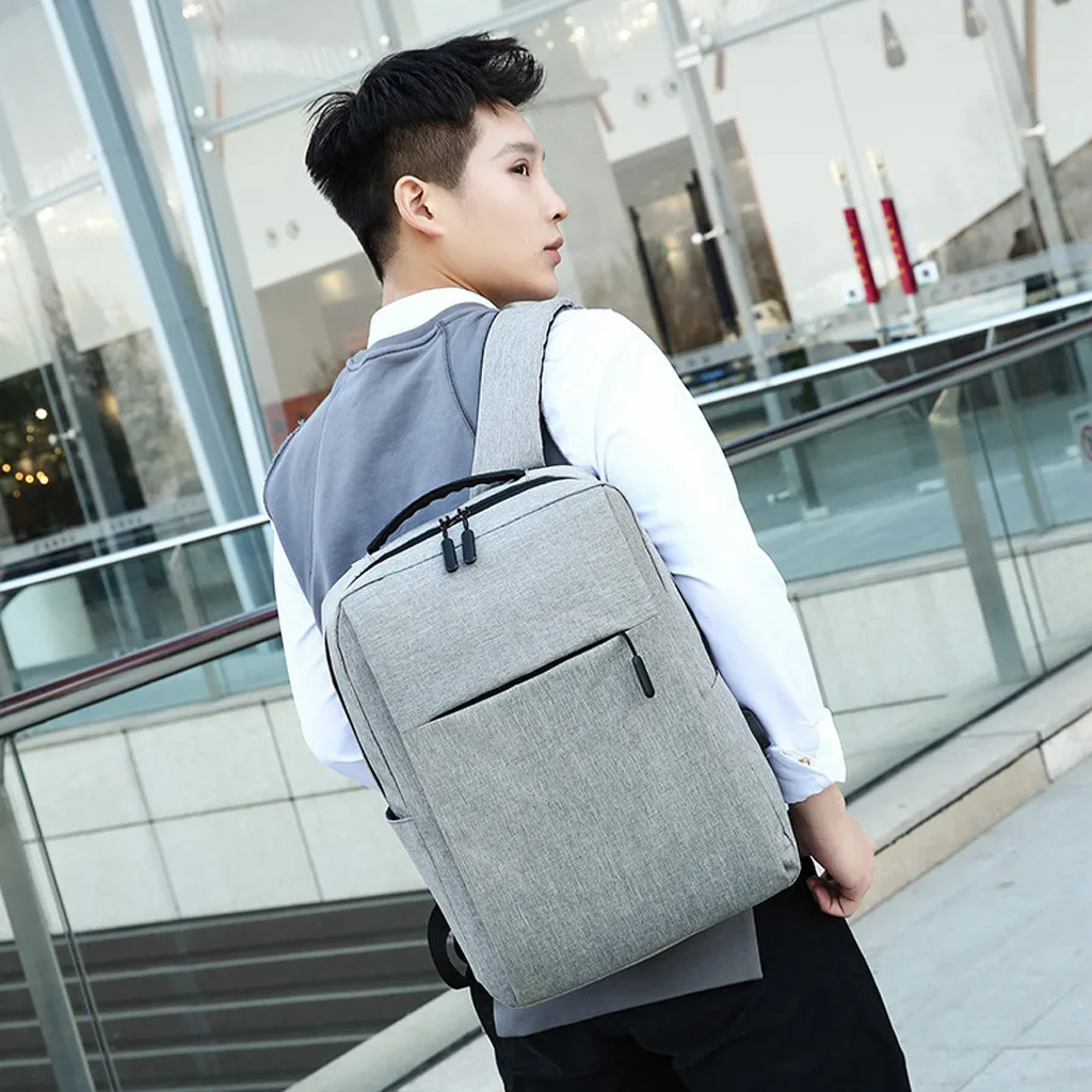 Aelicy рюкзак с usb-портом бизнес большой емкости ноутбук мужские и женские рюкзаки школьная сумка для компьютера дорожная сумка