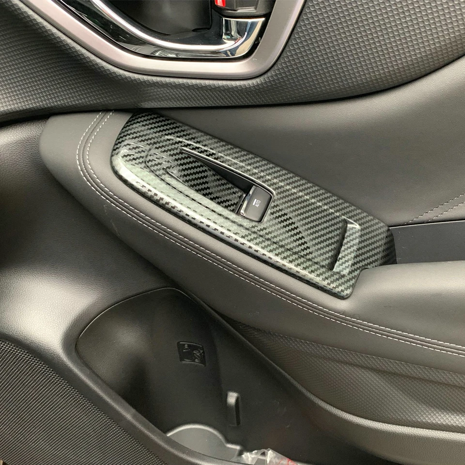 4 шт. LHD Внутренняя дверь, окно, кнопка, рамка, крышка для Subaru Forester SK, внутренняя дверь, нарукавник, переключатель, кнопка, крышка, отделка