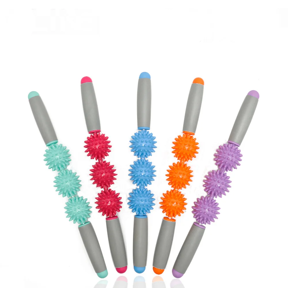 

OPHAX Anti Cellulite Massager Stick Anti-Cellulite Trigger Point Stick Body Foot Face Leg Relax Slimming Massage Muscle Roller