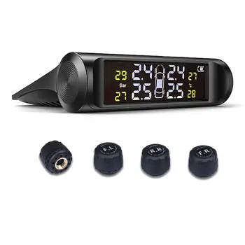 

Car tire pressure monitor system Car Tyre Pressure Monitoring System Solar Power Digital Auto Security Alarm Systems