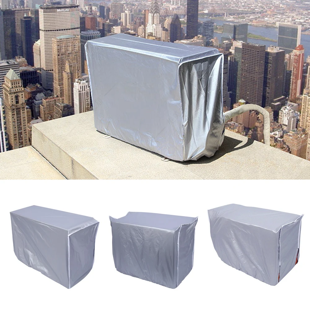 

3 Sizes Air Conditioner Cover Outdoor Air Conditioner Cover Anti-Dust Anti-Snow Waterproof Air Conditioning Covers For Home