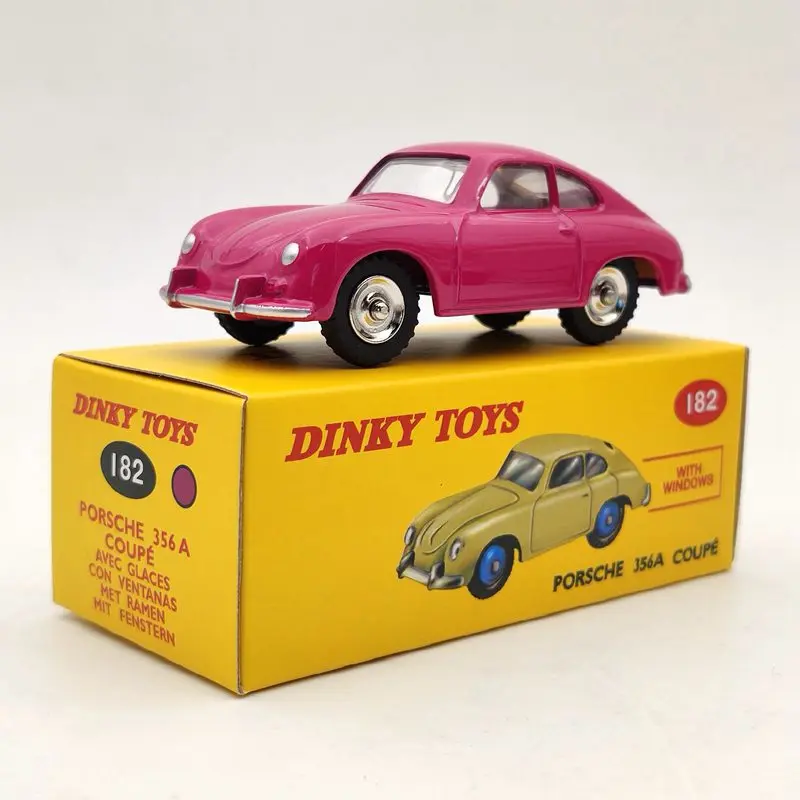 DeAgostini 1//43 Dinky Toys 182 Porsche 356a Coupe Pink DIECAST models Car
