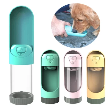 

Portable Pet Dog Water Bottle Drinking Bowls For Small Large Dogs Cats Feeding Water Dispenser Activated Carbon Filter Supplies