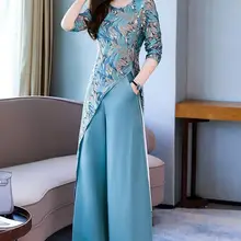 Вьетнамский Ао Дай, традиционное платье, комплекты, платья чонсам, хлопковый льняной комплект, топ+ штаны, китайский костюм aodai, китайское платье