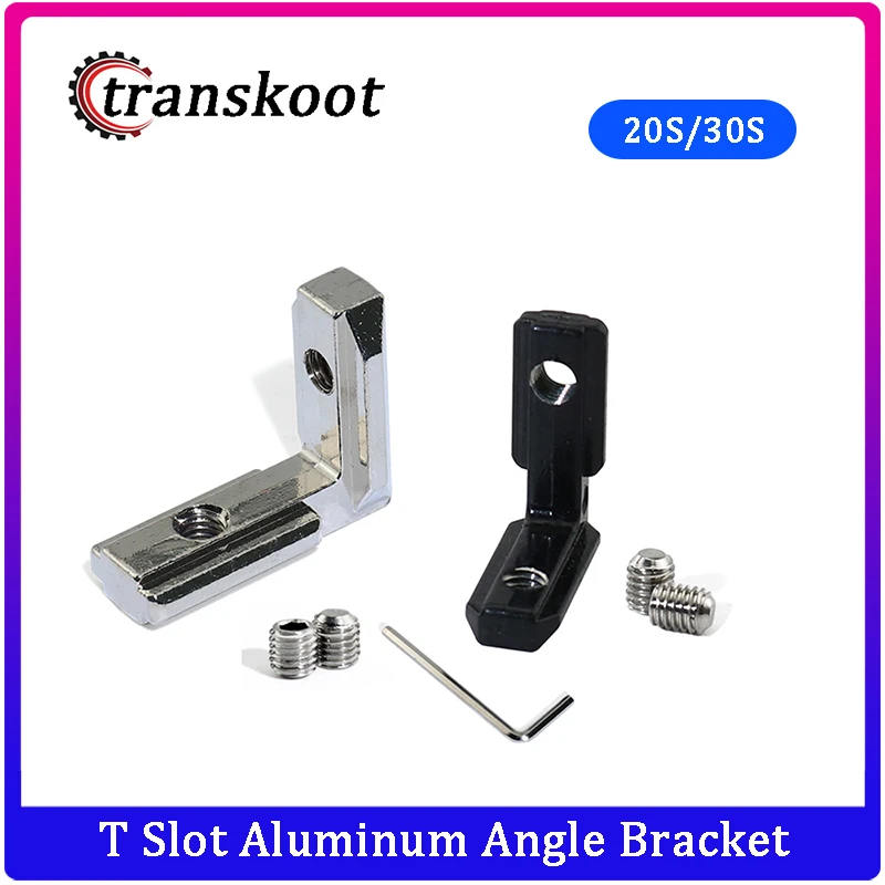 200 шт. угловые кронштейны для Т образных пазов 100 шт.|aluminium profile accessories|corner connectorcorner