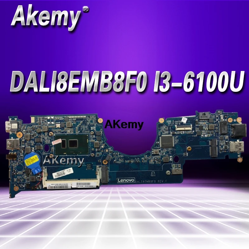 

DALI8EMB8F0 FRU 01AV948 for Lenovo ThinkPad YOGA 11E Laptop Motherboard SR2EU I3-6100U DDR3L