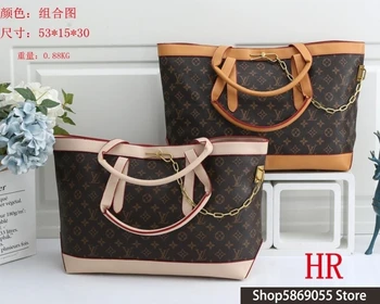 

Luxury Leather Handbags Women Bags Designer Brand Women's Shoulder Bags Large Capacity Ladies Hand Bags L472 Louis Vuitton LV-