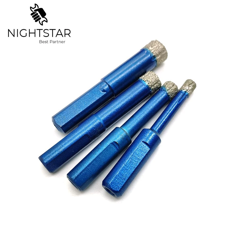 Diamond Dry Core Drill Bits Welded Saw for Glass Granite Porcelain Tile Marble 