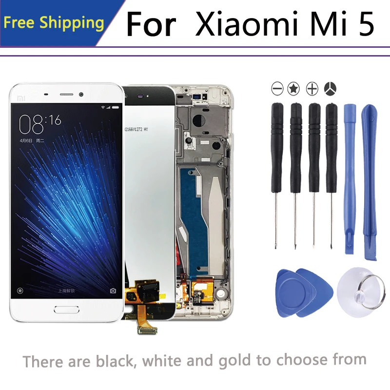 Для 5 15 panpantalla Xiaomi mi в мобильный телефон LCDs дигитайзер детали сборе дисплей + рамка