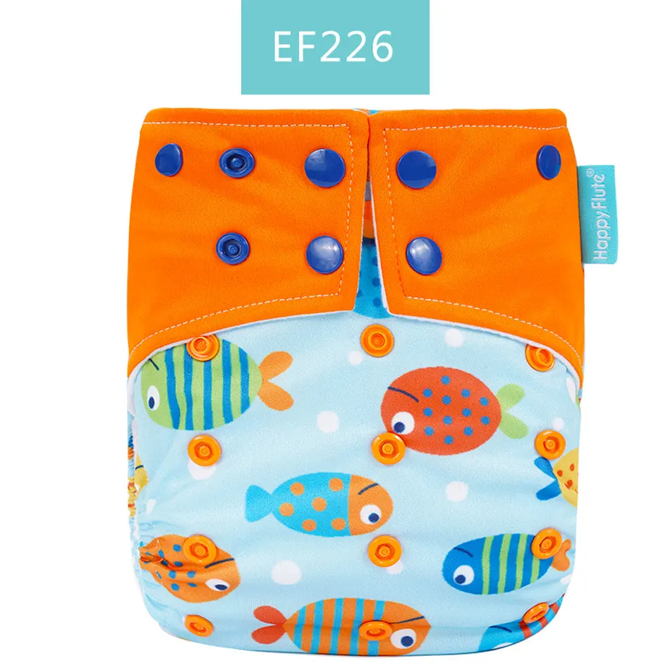 SMT051EF226 HappyFlute Карманные Подгузники Детские Моющиеся Многоразовые Эко-дружественные подгузники крышки карманные Современные тканевые подгузники - Цвет: SMT051EF226