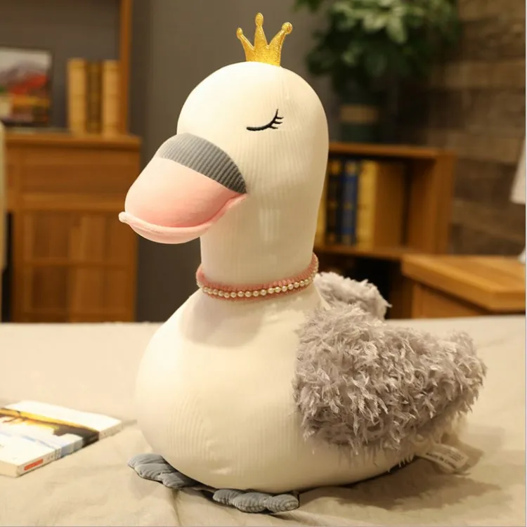 

INS wind fantasy girl heart crown swan doll plush toy pillow plush doll to give girls a day gift