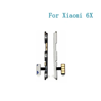 

50pcs/lot Volume Cable For Xiaomi 6X Volume Up Down Side Key Switch Power On Off Button Flex Cable Replacement Parts