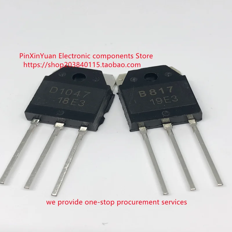 Новый оригинальный высокого качества силовой усилитель труба 2SD1047 2SB817 D1047 B817 TO-3P