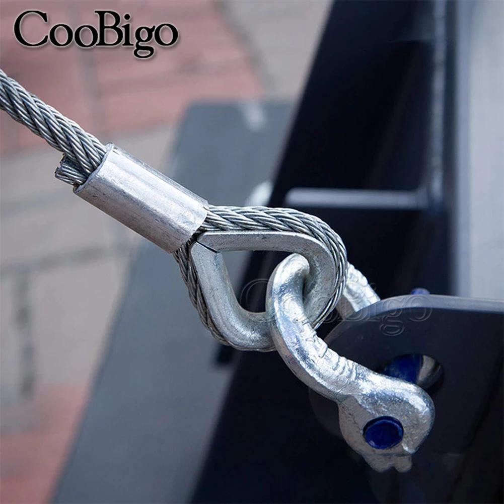 Cable Crimps Sleeves 50pcs 1 32 5 16 Hole Aluminum Cable Crimps Sleeves Cable Ferrule Stops For Snare Wire Rope Clip Swage Trap Barrel Fitting
